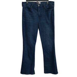 Jessica Simpson Womens 14/32 Dark Wash Denim Bootcut Jeans Casual Everyday Wear